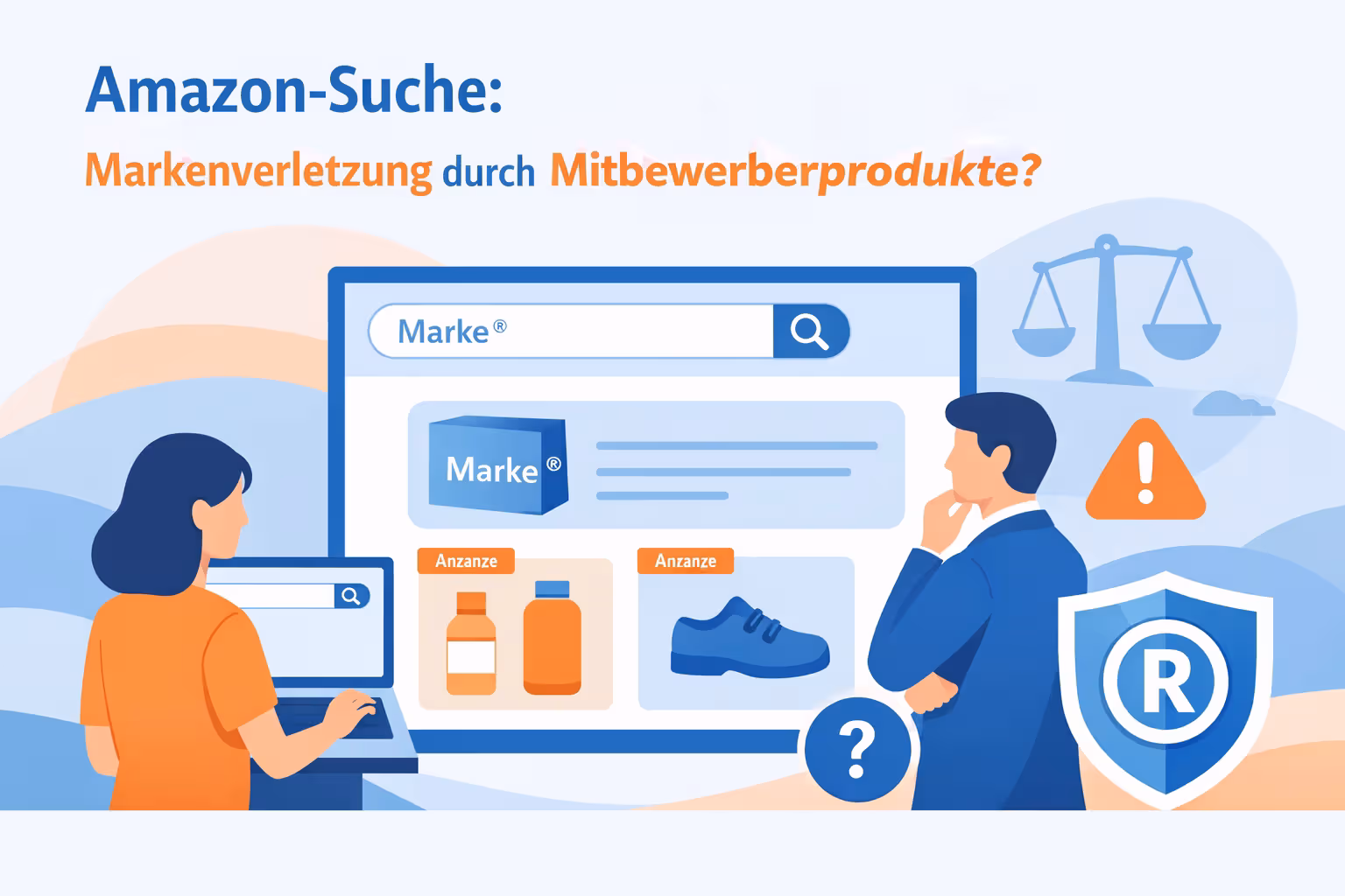 Amazonsuche Eingabe von Marken 