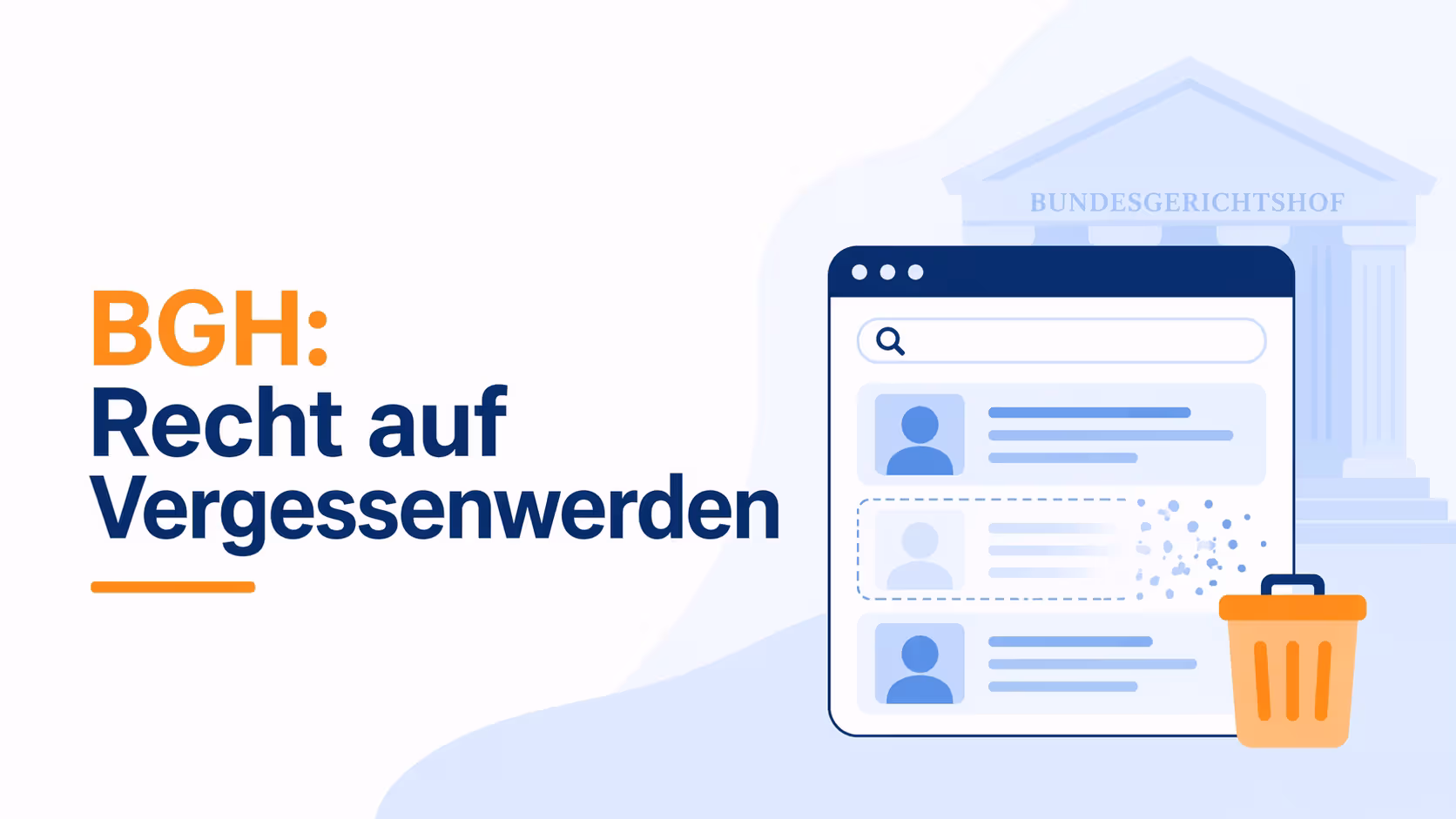 BGH: Recht auf Vergessenwerden
