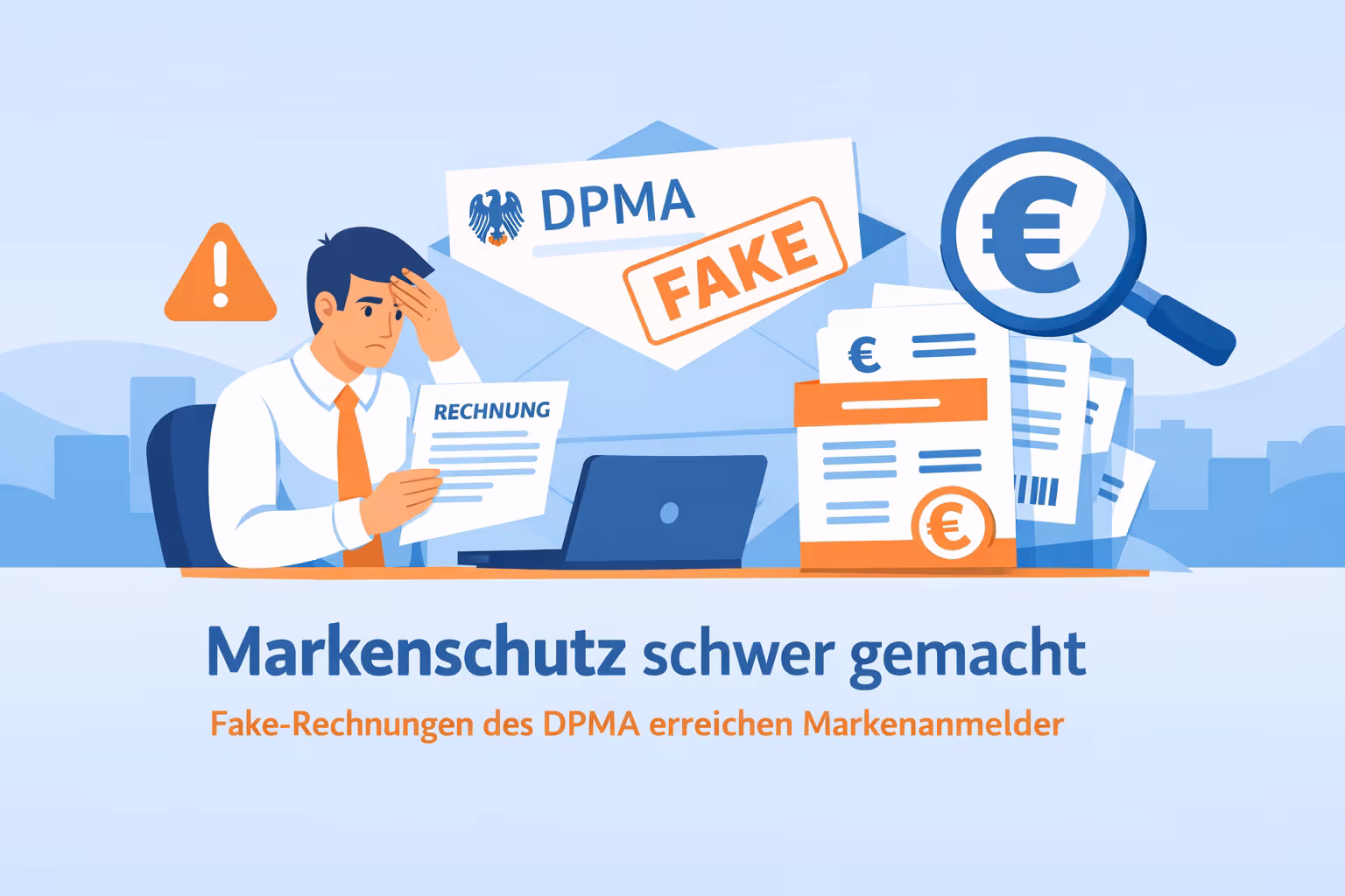 Fake Rechnungen DPMA