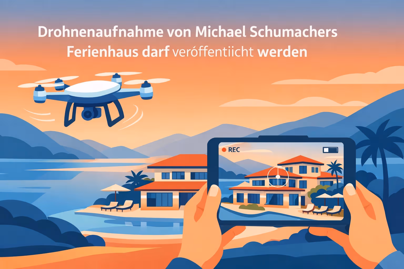 ITMR Drohnenaufnahme von Michael Schuhmachers Ferienhaus