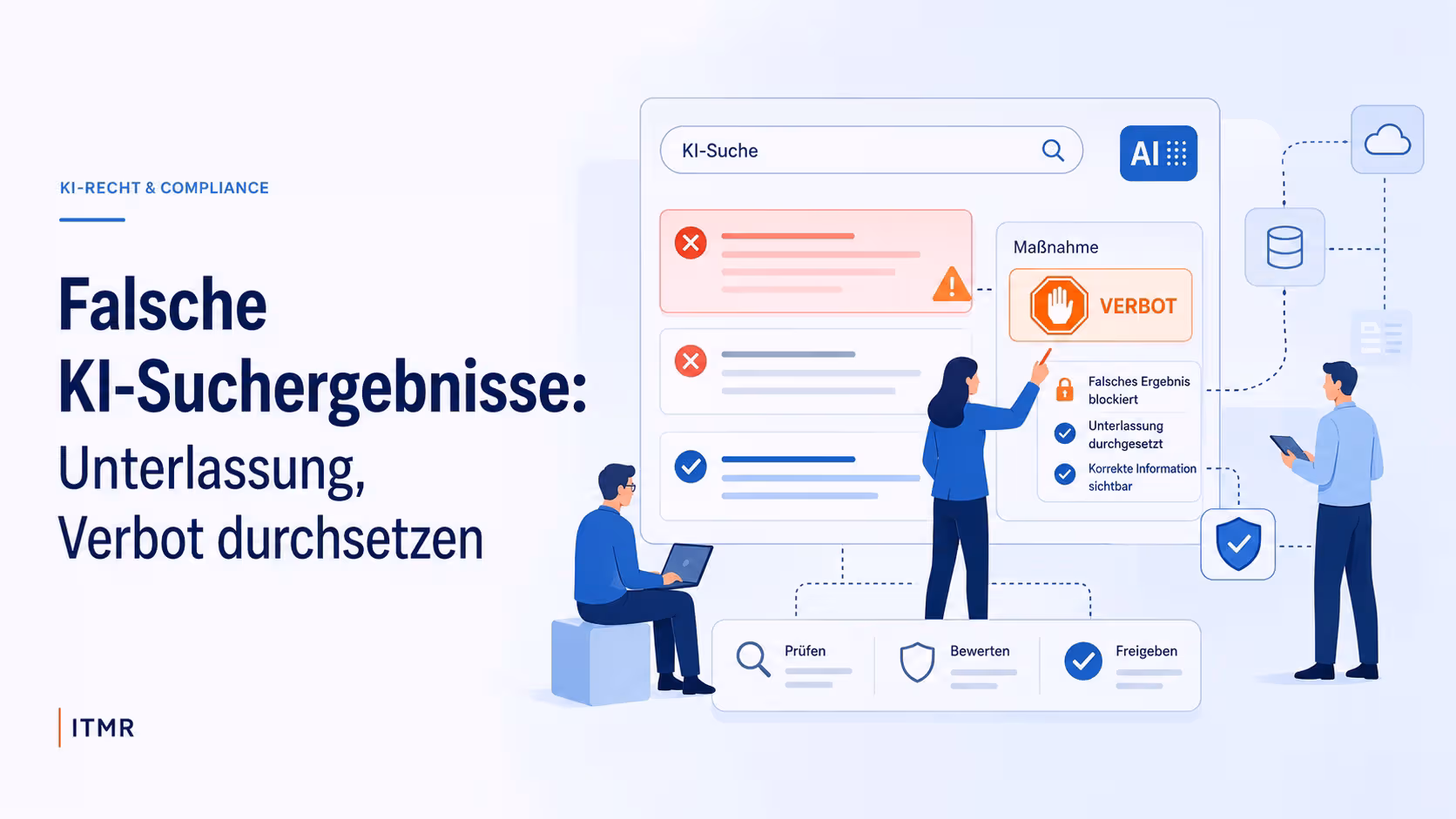 Falsche KI-Suchergebnisse: Unterlassung + Verbot durchsetzen