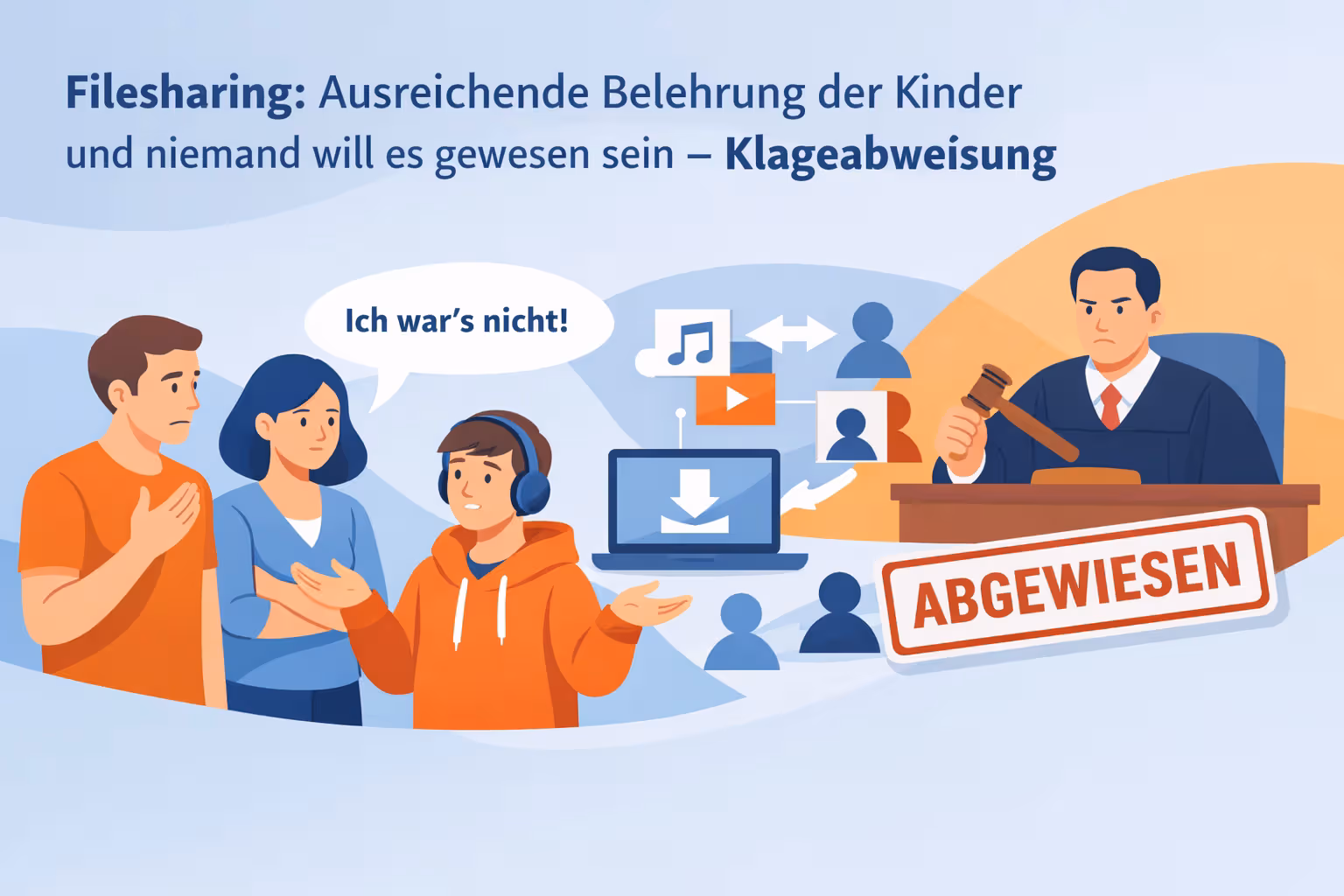 ITMR Klageabweisung wegen Filesharing-Vorwürfen