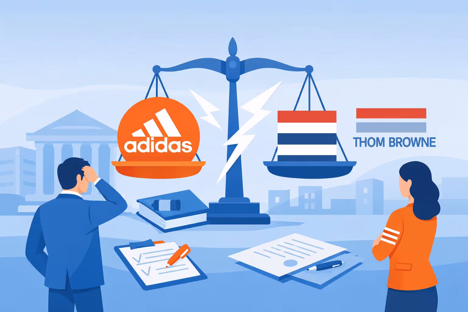 ITMR Markenstreit Adidas Thom Brown