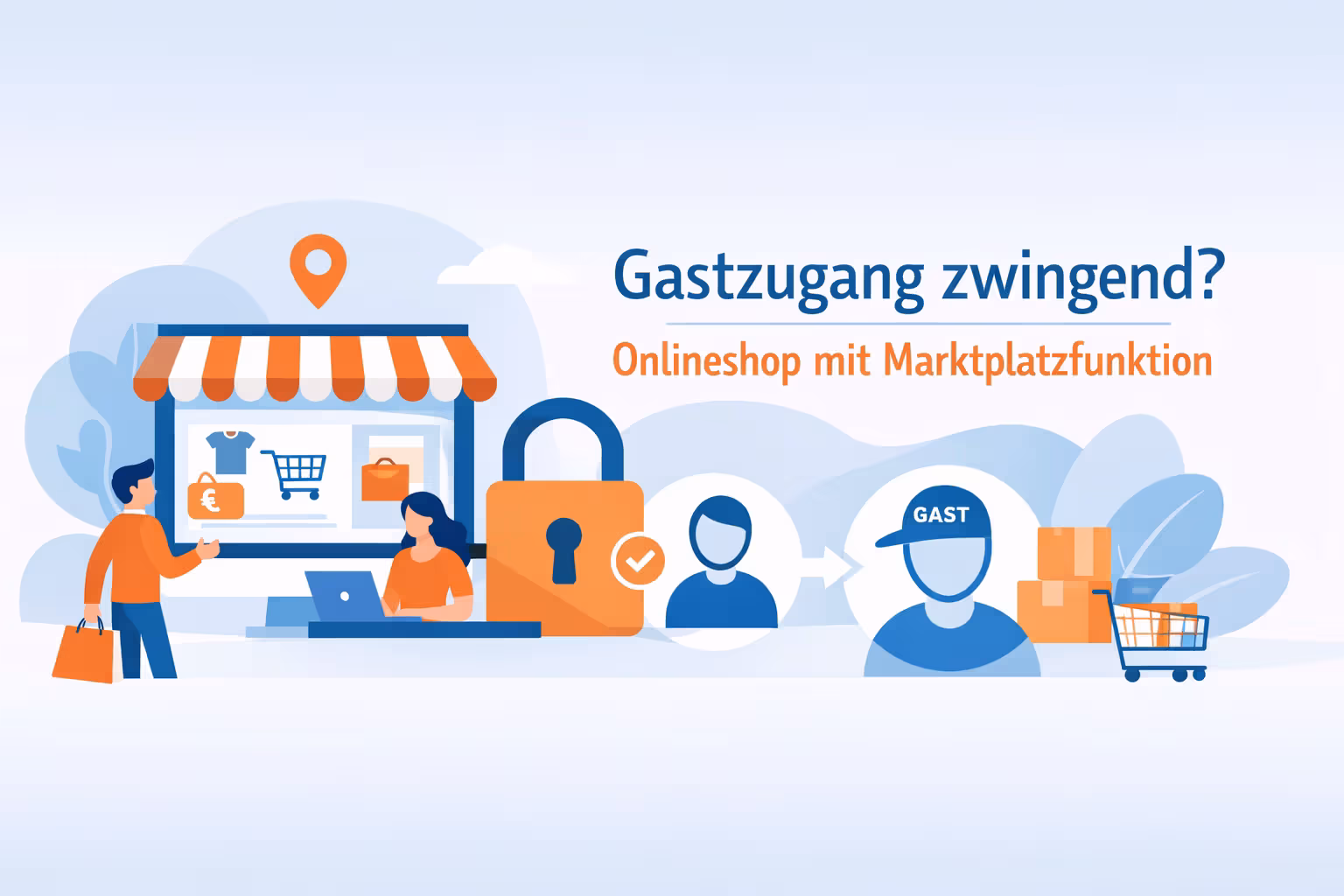 ITMR Onlineshop Gastzugang zwingend
