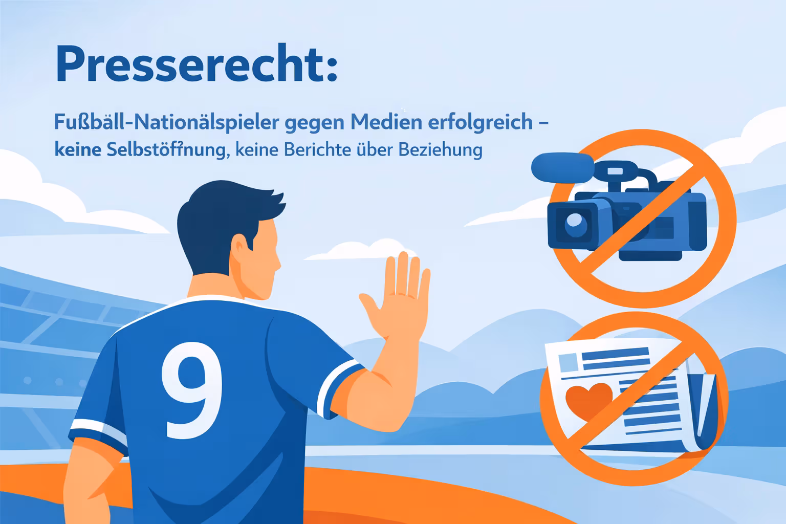 ITMR Presserecht Fußball Spieler Bericht