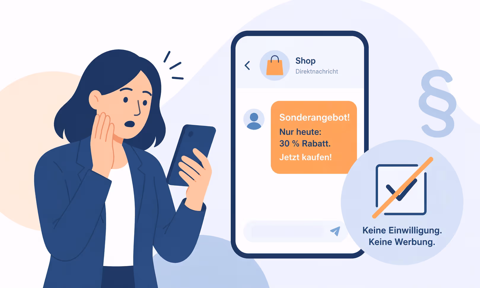 ITMR Werbung als Direktnachricht LinkedIn