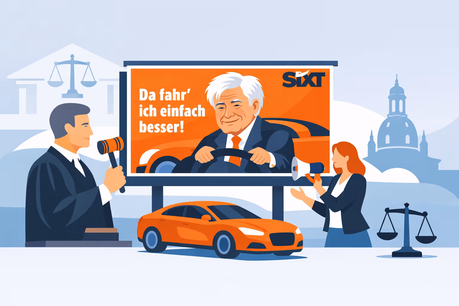 ITMR Werbung mit Humor und Justiz in Dresden