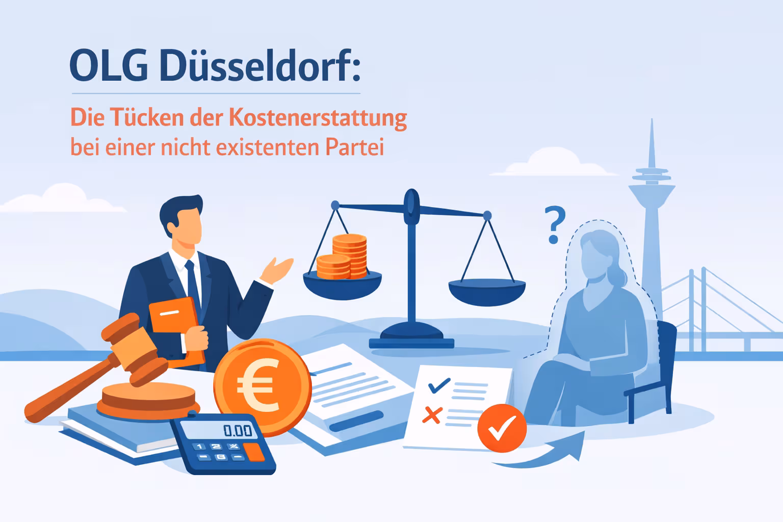 Kostenerstattung nichtexistente Partei